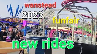 Biggest Funfair at East London  Wanstead Flats Fun Fair  April 2023 The best funfair Rides London [upl. by Adnopoz174]