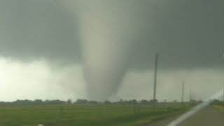 Tornado at Windthorst Texas  May 25 2024 [upl. by Inimod]