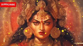 Aigiri Nandini 🕉 महिषासुर मर्दिनी स्तोत्र🔱  With Lyrics matarani bhajan devotional [upl. by Nwavahs]