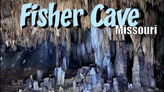 most stalactites and stalagmites I’ve ever seen Fisher cave  Meramec State Park [upl. by Noicpecnoc]