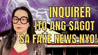 INQUIRER AveI At Liza Smuggs Kahit Mag SanibPwersa Pa Kayo [upl. by Leasi]