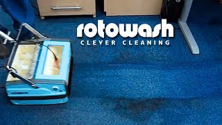 Rotowash Carpet Cleaning  MultiFloor Cleaning Machine  DEMO [upl. by Tohcnarf]