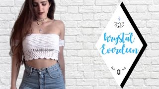 DIY Crochet Top  Braedyn Bralette part 1 [upl. by Remy]