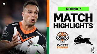 Wests Tigers v South Sydney Rabbitohs  Match Highlights  Round 7 2022  NRL [upl. by Kcirret]