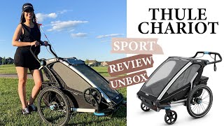 THULE CHARIOT SPORT  REVIEW  UNBOX  ASSEMBLE  LIVFORLU [upl. by Cayser]