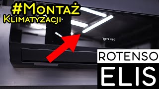 MONTAŻ KLIMATYZATORA ROTENSO ELIS 34 kW  KLIMATYZACJA NA PODDASZU [upl. by Marin]