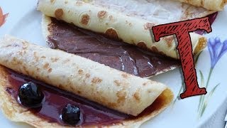 Basic Crepe Recipe  How to make Crêpes  Crepe Recipes [upl. by Annua919]