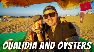 OUALIDIA AND TRYING THE FAMOUS OYSTERS A great beachside vanlife park in Morocco [upl. by Ahsain]