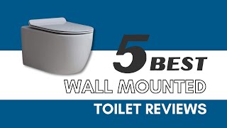 Best Wall Mounted Toilet Reviews  Best Wall Hung Toilet  Wall Mounted Commode [upl. by Ahseim]