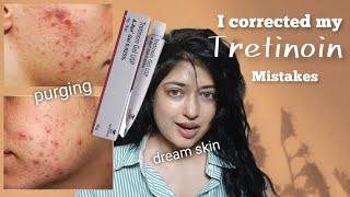 my updated ✨tretinoin✨ skincare routine for antiaging [upl. by Atis]