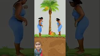 Nariyal🥥 ke ped Aam🥭 Lage story funny comedy new diy amazing shorts kahaniya art craft yt [upl. by Monreal]