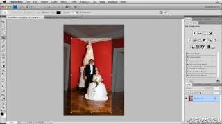 Adobe Photoshop CS4 Tutorial Cropping and Straightening an Image [upl. by Naesar]