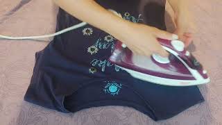 Asmr Ironing clothes  Soft spoken  gentle moves [upl. by Ogeid]