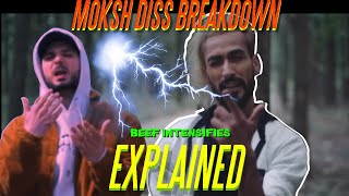 MOKSH by MUHFAAD LYRICS BREAKDOWN KRNA VS MUHFAAD BEEF INTENSIFIES [upl. by Newby]