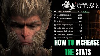 HOW to LEVEL UP the STATS in BLACK MYTH WUKONG  TUTORIALGUIDE No Commentary ENG  SUB ITA [upl. by Hares]