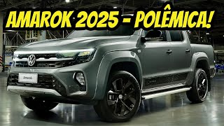 POLÊMICA Nova Amarok 2025  NOVO VISUAL MAIS BONITA MAS ESQUECERAM DO VOLANTE [upl. by Anegal]