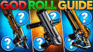 The ONLY Act III God Roll Guide You Need Martyrs Retribution Speleologist Chronophage [upl. by Giorgi]