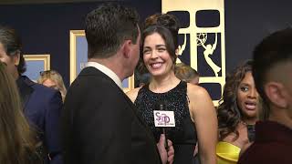 2023 Daytime Emmys Red Carpet Kelly Thiebaud Britt Westbourne General Hospital [upl. by Leitao]