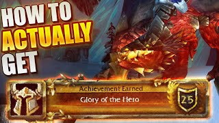 How to Actually get Glory of the Hero Red Proto Drake Guide Wotlk [upl. by Mallen]