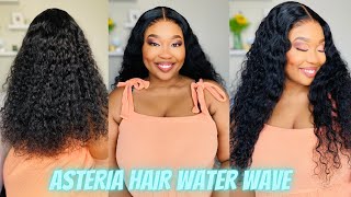 ASTERIA HD LACE WATER WAVE 5x5 WIG 22 INCH 250 DENSITYHair review South African YouTuber [upl. by Enicar]