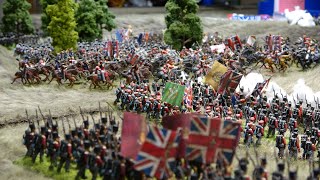 The Battle of Leuze a Valour and Fortitude Battle report from my fictional 1815 Napoleonic Campaign [upl. by Aeel]