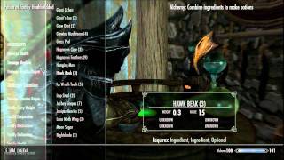 Skyrim  The Best Legit Alchemy Potions [upl. by Eyllek]