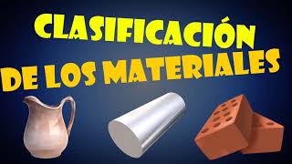 CLASIFICACIÓN de los MATERIALES  Cerámicos Metálicos Polímeros y Compuestos [upl. by Nyrtak869]