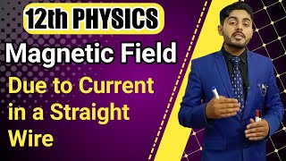 Magnetic field class 12 kpk board  Magnetic field due to current in a long straight wire class 12 [upl. by Suoicul858]