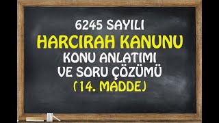 Harcırah Kanunu Madde14 [upl. by Paviour430]