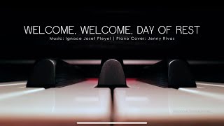 Welcome Welcome Day of Rest  Lower Key Piano Accompaniment [upl. by Atener7]