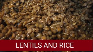 Lebanese Classic Recipe Lentils and Rice viral shorts [upl. by Ilona]