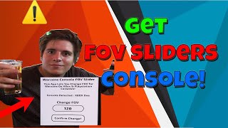 How To Get FOV Sliders On Warzone Console Xbox OnePS4PS5 120 Field Of View In Warzone Console [upl. by Helms]