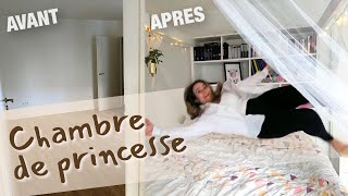 Jai réalisé la chambre de mes rêves  décoration princesse adulte [upl. by Trevethick]