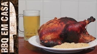 RECEITA DE FRANGO ASSADO MARINADO ROAST CHICKEN [upl. by Trillby]