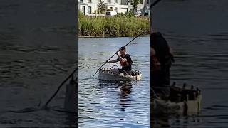 Making a Coracle for Ballina Heritage day 2024 ireland coracle ballina coracle ireland mayo [upl. by Irving904]