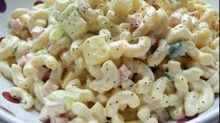 HOW TO MAKE MACARONI SALAD MAYONNAISE [upl. by Aynotahs]