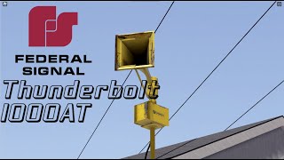 Manual Activation Federal Signal Thunderbolt 1000T  Alert Attack amp 2X Growl  Mead County Roblox [upl. by Abell90]