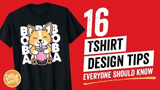 16 EASY TShirt Design Tips to Create Shirts That Sell 💸 Go from Beginner to Pro with Examples [upl. by Sherri]