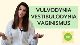 Vulvodynia Vestibulodynia VaginismusWhats the Difference [upl. by Gio]