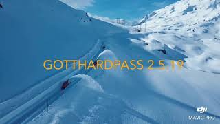 Schneeräumung am Gotthardpass 2019 Uri [upl. by Monjo]