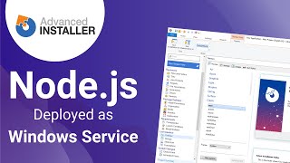 How to deploy Nodejs web application as a Windows service [upl. by Gorey]