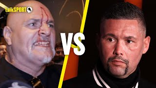 JOHN FURYS NOT GONNA HEADBUTT ME 🤬 Tony Bellew FURIOUSLY responds to John Fury  talkSPORT [upl. by Ermeena592]