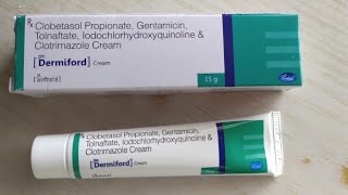 Dermiford Cream Uses  त्वचा रोगों में खास फायदेमंद  ClobetasolLodochlorhydroxyquinoline [upl. by Angeline10]