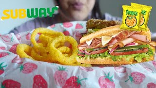 SUBWAY TUNA SANDWICH ASMR [upl. by Atsirt]