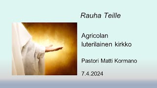 Rauha Teille  Huhtikuu 7 2024 [upl. by Lethia]