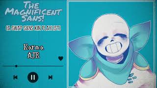 The Magnificent Sans A Swap Sans Kin Playlist [upl. by Kresic]