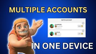 How to create and play multiple accounts in coc  New supercell ID clash of clans [upl. by Roche]