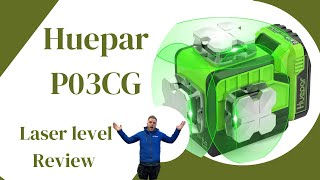 Huepar P03CG Laser level Reveiw  Great Product LR6RG test [upl. by Ahsram506]