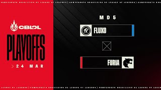 FLUXO x FURIA  CBLOL 2023 1ª Etapa  Playoffs  Md5 [upl. by Vida]