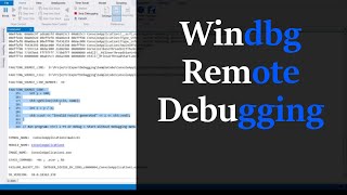 Debug 2 computers simultaneously  WinDBG remote debugging can do it [upl. by Grane789]